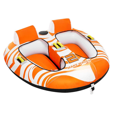 2-Person Towable Tube, 2 Cockpits, 340 lb Capacity