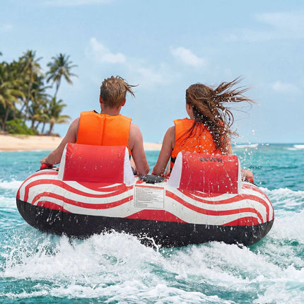 2-Person Towable Tube, Dual Cockpit, 340 lb Capacity