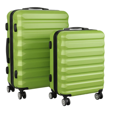2-Piece Hard-Shell Luggage Set with Wheels