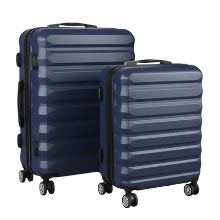 2-Piece Hard-Shell Luggage Set with Wheels