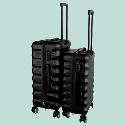 2-Piece Hard-Shell Luggage Set with Wheels