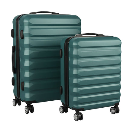 2-Piece Hard-Shell Luggage Set with Wheels