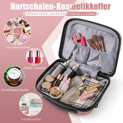 2-Piece Luggage Set with 20"" Carry-On & 14"" Cosmetic Case