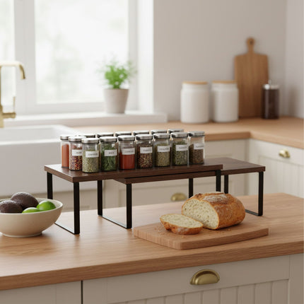 2-Piece Shelf Set – Space-Saving Cupboard Organizers