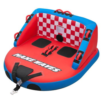2-Rider Towable Tube, 154 kg, Nylon Cover, Dual Tow Points