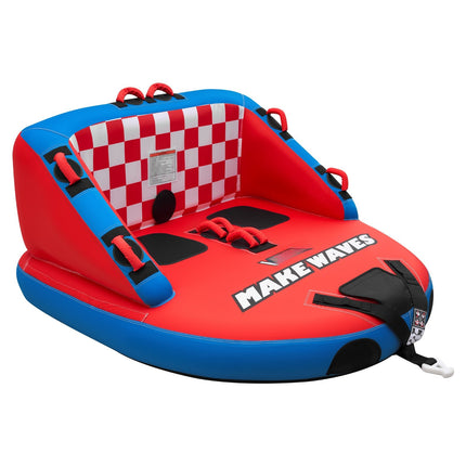 2-Rider Towable Tube, 154 kg, Nylon Cover, Dual Tow Points