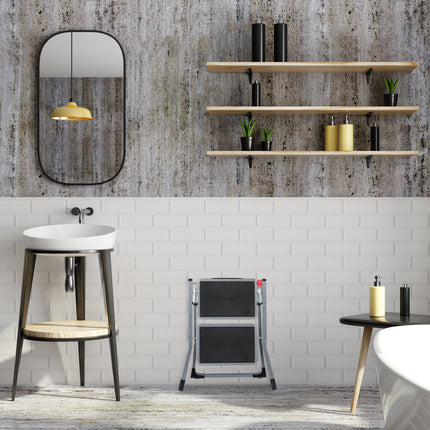 2-step folding stepladder