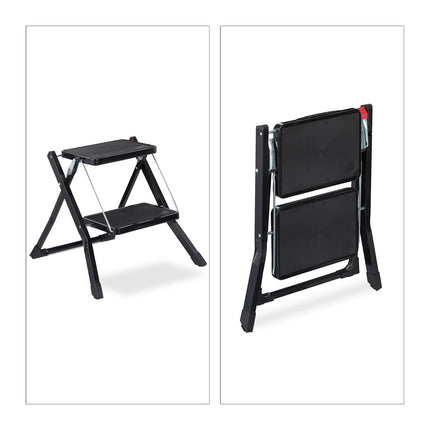 2-step folding stepladder
