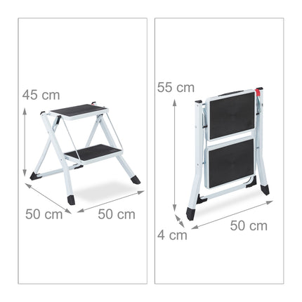 2-Rung Folding Step Ladder