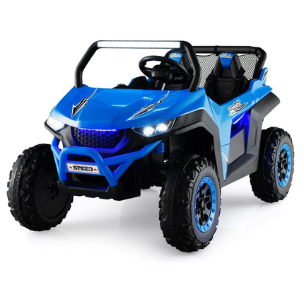 2-Seater 12V Kids Ride-On Car with Music & Lights