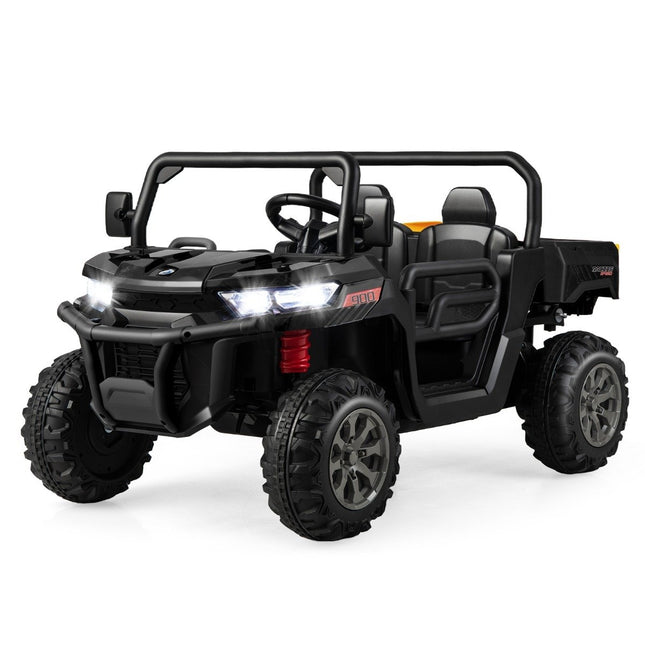 2-Seater Electric Ride-On Truck with Remote Control, Black