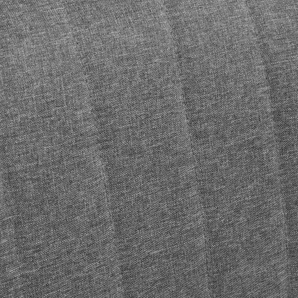 2-seater light gray fabric sofa - comfortable lounge chair