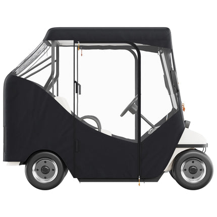 2-Seater Golf Cart Enclosure Cover – 59 in Roof, 600D