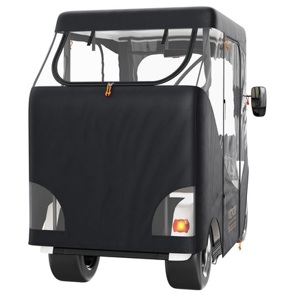 2-Seater Golf Cart Enclosure Cover – 59 in Roof, 600D