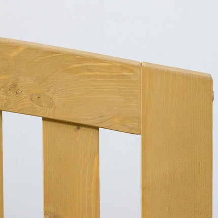 2-Seater Outdoor Bench, Weatherproof Wood, 240kg Capacity
