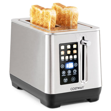 2-Slice Stainless Steel Toaster, LED Touchscreen, 6 Browning Levels