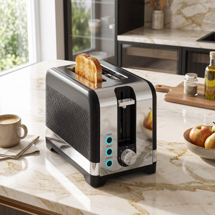 2-Slice Toaster, 7 Browning Levels, Defrost, Warming Rack