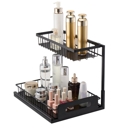 2-Tier Pull-Out Cabinet Organizer, 10.7 x 14.2 in