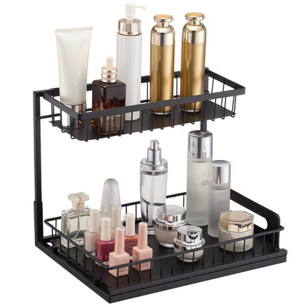 2-Tier Pull-Out Cabinet Organizer, 10.7 x 14.2 in