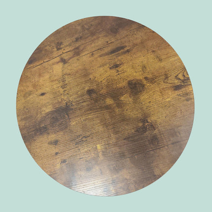 2-Tier Wood-Effect Side Table with Metal Frame