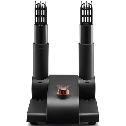 2-Tube Foldable Shoe Dryer With 3-Hour Timer, 170W