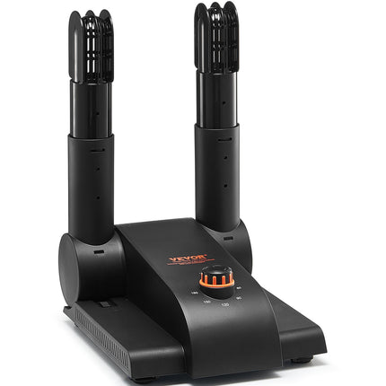 2-Tube Foldable Shoe Dryer With 3-Hour Timer, 170W