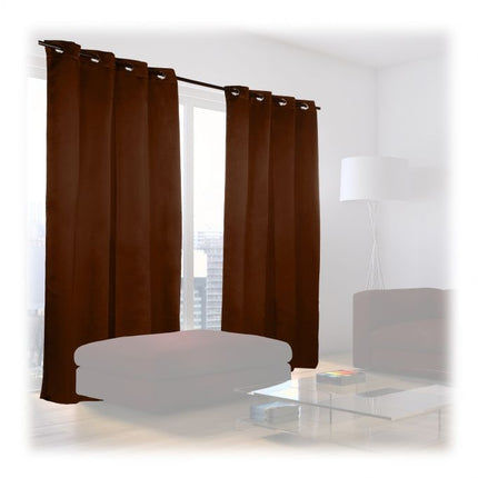 2 blackout curtains with eyelets