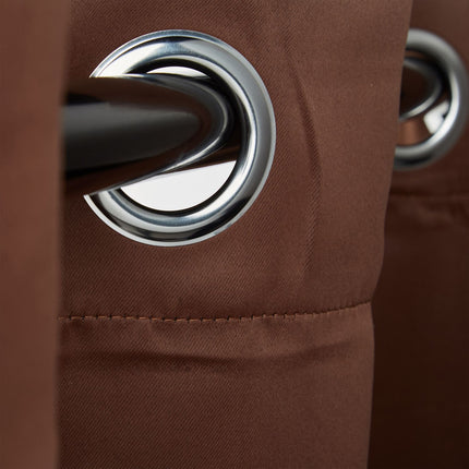 2 blackout curtains with eyelets