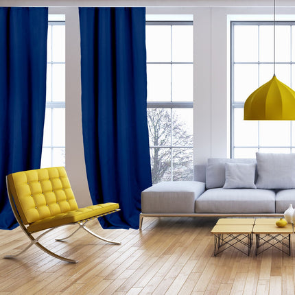 2 blackout curtains with eyelets