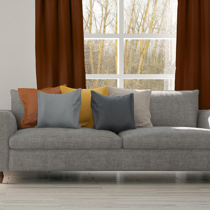 2 blackout curtains with eyelets