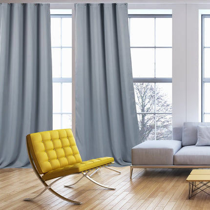 2 blackout curtains with eyelets