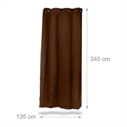 2 blackout curtains with eyelets
