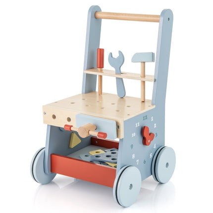 2-in-1 Baby Walker & Activity Center with Storage