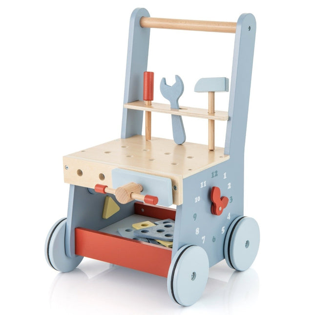 2-in-1 Baby Walker & Activity Center with Storage