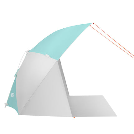 2-in-1 Beach Umbrella – Windbreak, UV, 180 cm Floor