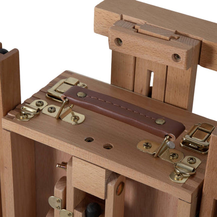 2-in-1 Beechwood Easel with Drawer and Palette