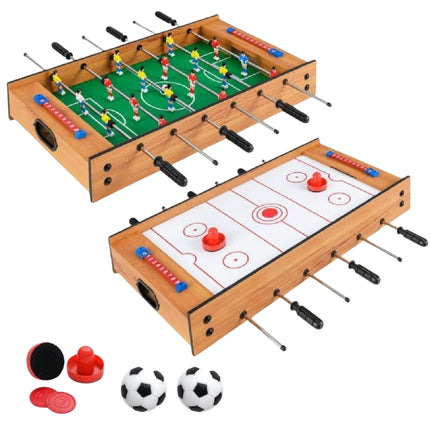 2-in-1 Foosball And Air Hockey Table, 69 cm