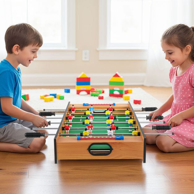 2-in-1 tafelvoetbal- en airhockeytafel, 69 cm