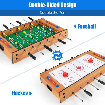 2-in-1 Foosball And Air Hockey Table, 69 cm