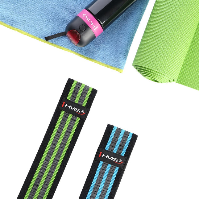 2-in-1 heupbandset, weerstandsbanden voor oefeningen