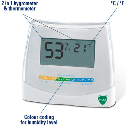 2 in 1 Hygrometer & Thermometer V70