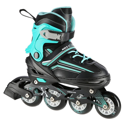 2-in-1 Inline & Ice Skates, Black/Blue, Size S (29-33)