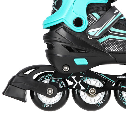 2-in-1 Inline & Ice Skates, Black/Blue, Size S (29-33)