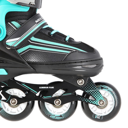 2-in-1 Inline & Ice Skates, Black/Blue, Size S (29-33)