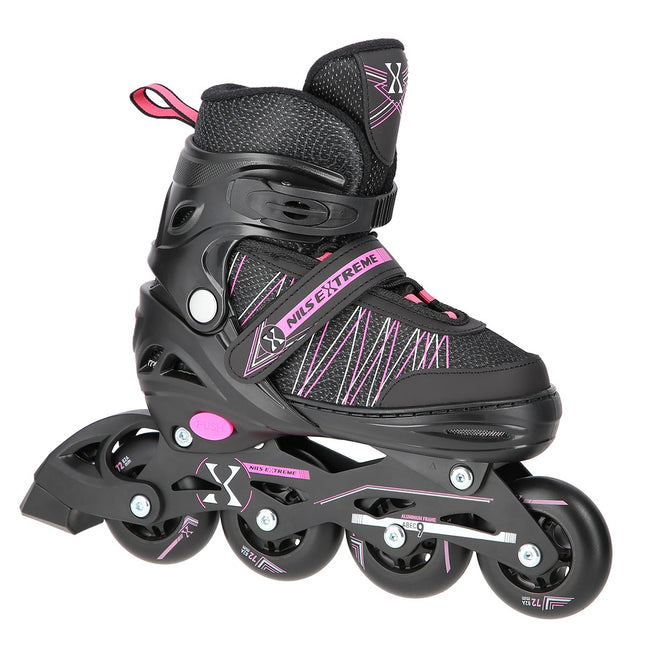 2-in-1 Inline & Ice Skates, Black/Pink, Size S (31-34)
