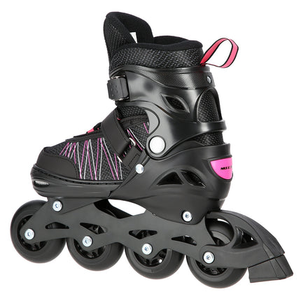 2-in-1 Inline & Ice Skates, Black/Pink, Size S (31-34)