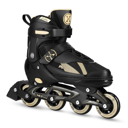 2-in-1 Inline & Ice Skates, Size L (40-43), Beige