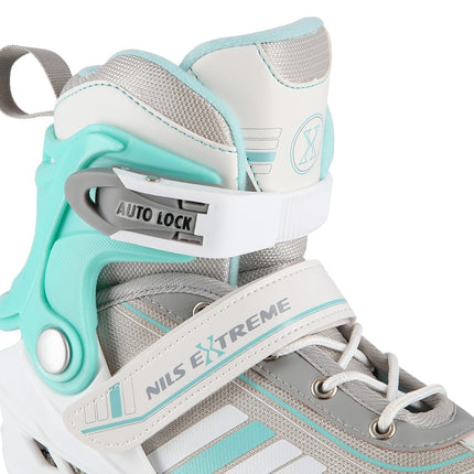 2-in-1 Inline & Ice Skates, White/Blue, Size L (39-43)