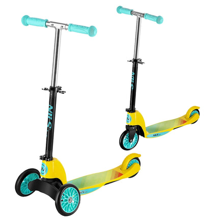 2-in-1 Lime Scooter for Kids and Teens
