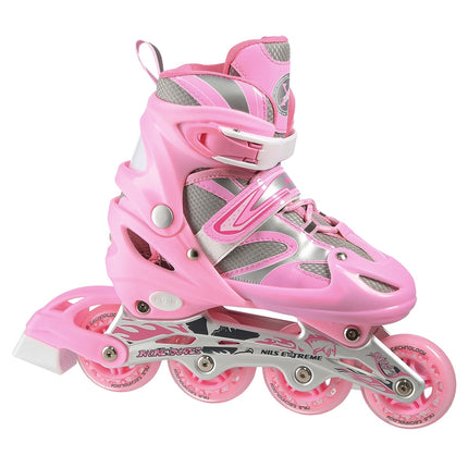 2-in-1 Pink Inline & Ice Skates, Size M (35-38)